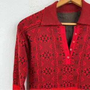Kenzo Paris Knit Panel Patch Insertia Sweater
